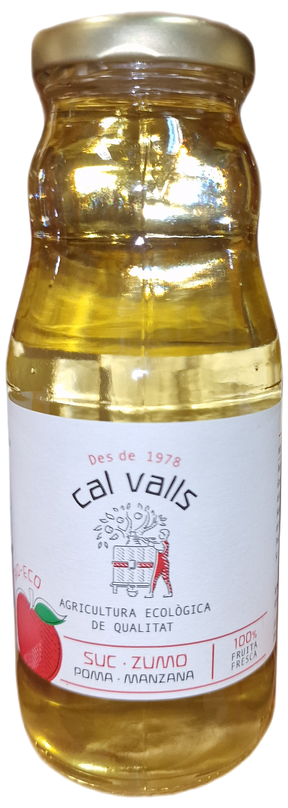 Zumo de manzana ecológico (envase de cristal) 200ml