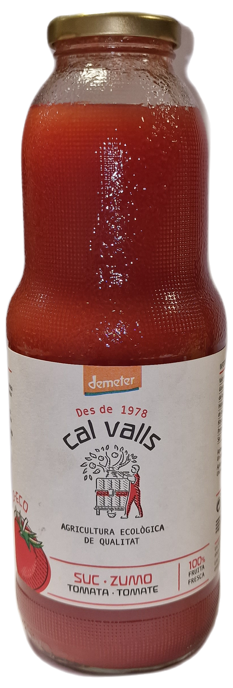 Zumo de tomate (envase de cristal) 1litro