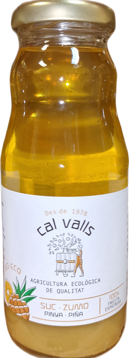 Zumo de piña ecológico (envase de cristal) 200 ml