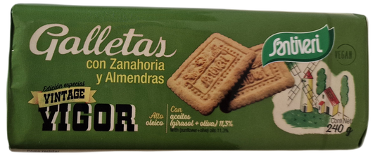 Galletas de zanahoria y almendras  240gr