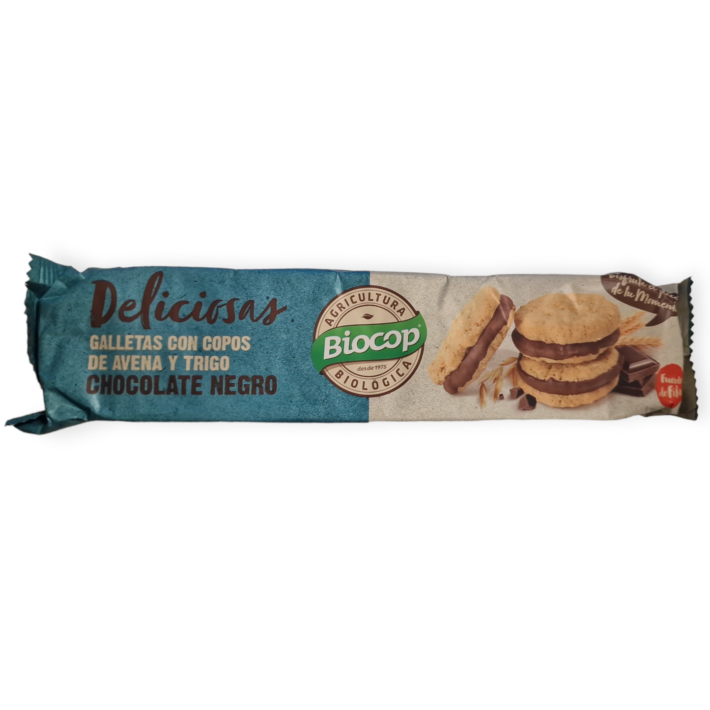 Deliciosas (Galletas con copos de avena y trigo + chocolate negro