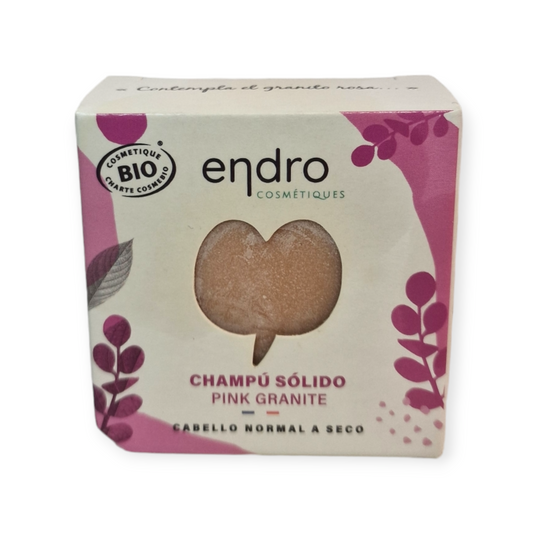Champú solido "Pink granité"