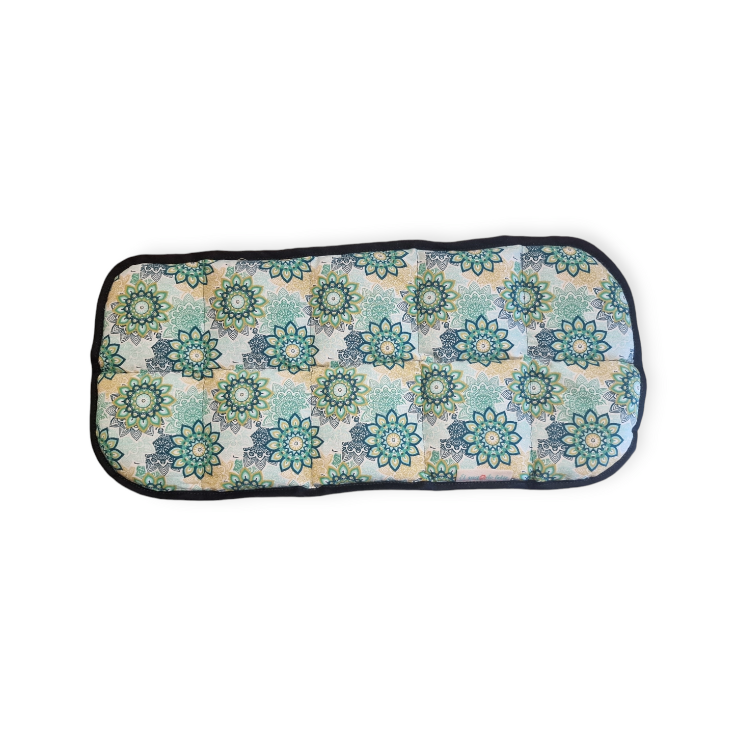 Saco térmico de semillas (calor / frío) - Modelo "Mi Saquito" - "Mandalas verde"