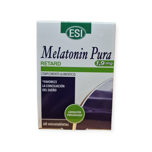 MELATONIN RETARD PURA 1,9 MG (60MTABL.)