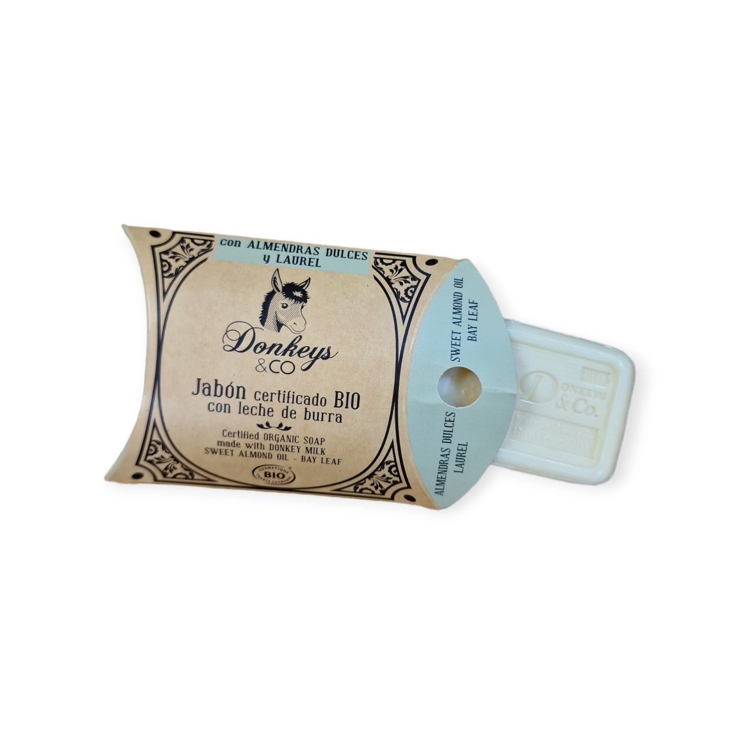 JABÓN LECHE BURRA ALMENDRAS DULCES Y LAUREL 100GR