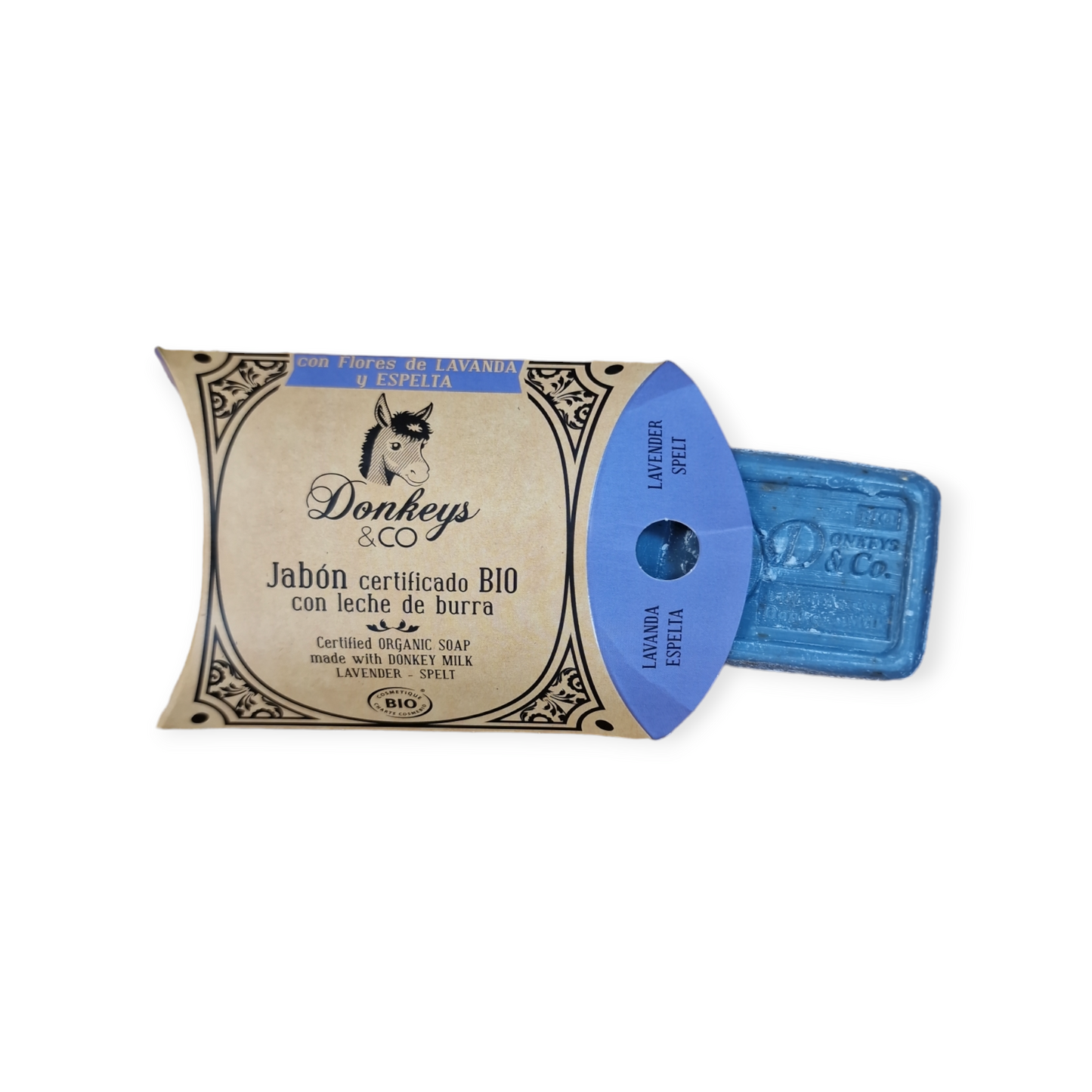JABÓN LECHE BURRA LAVANDA Y ESPELTA 100GR