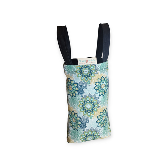 Saco térmico de semillas (calor / frío) - Modelo "Mi Saquito" - "Mandalas verde"