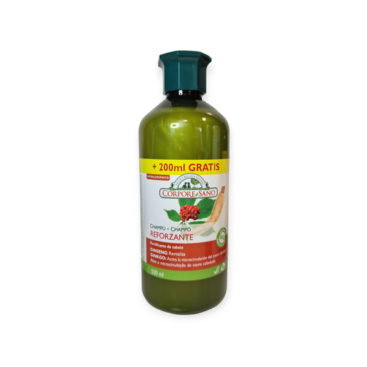 CHAMPU AHORRO REFORZANTE ginseng-ginkgo 300ml+200ml