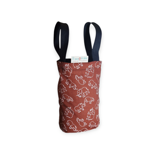 Saco térmico de semillas (calor / frío) - Modelo "Mi Saquito" - "Rinofante"