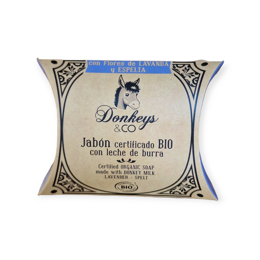 JABÓN LECHE BURRA LAVANDA Y ESPELTA 100GR