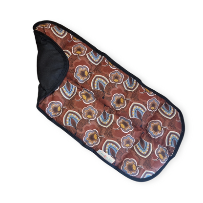 Saco térmico de semillas (calor / frío) - Modelo "Mi Saquito" - "Hojaras"
