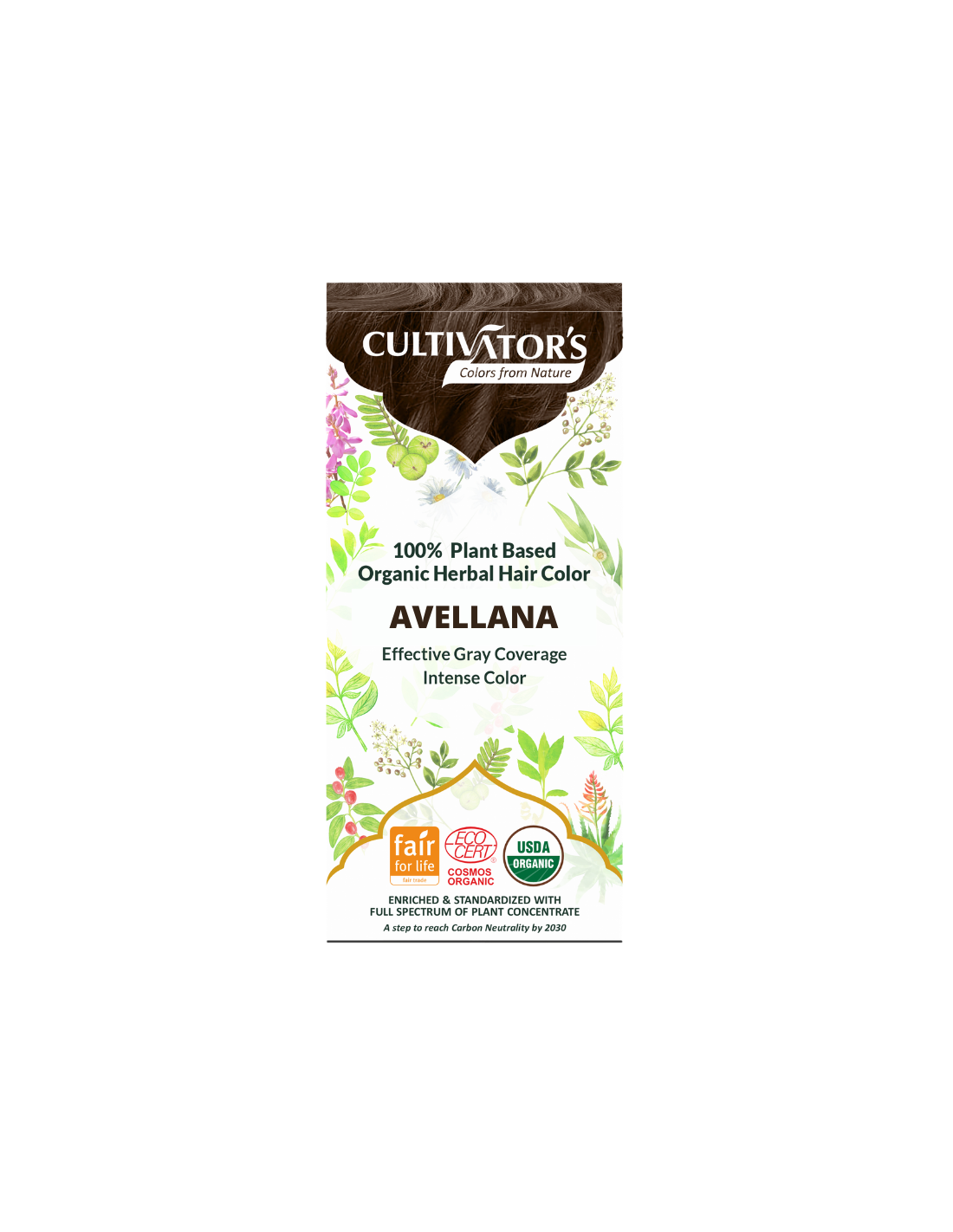 Tinte orgánico Avellana 100 gr. CULTIVATORS