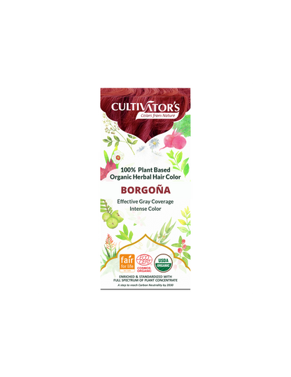 Tinte orgánico Borgoña 100 gr. CULTIVATORS