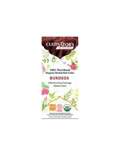 Tinte orgánico Burdeos 100 gr. CULTIVATORS