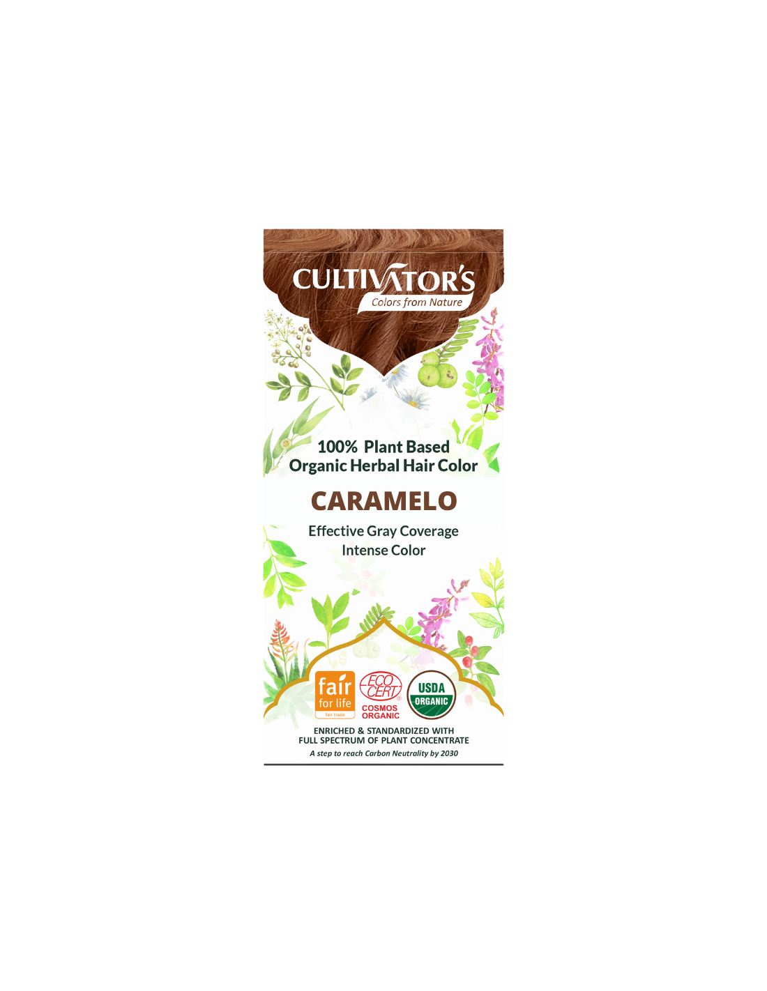 Tinte orgánico Caramelo 100 gr. CULTIVATORS