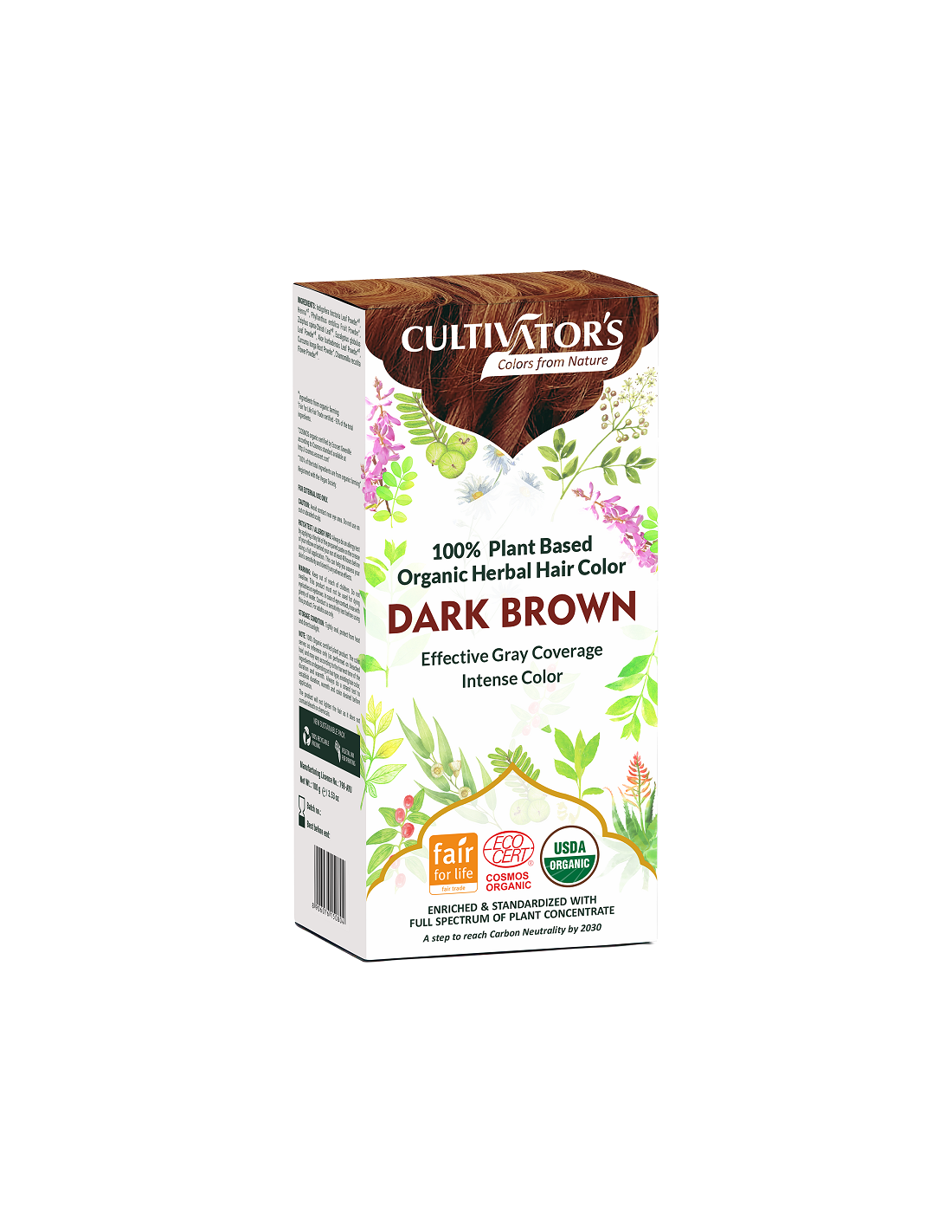 Tinte orgánico Castaño Dorado Oscuro 100 gr. CULTIVATORS