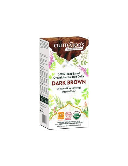 Tinte orgánico Castaño Dorado Oscuro 100 gr. CULTIVATORS