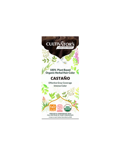 Tinte orgánico Castaño 100 gr. CULTIVATORS
