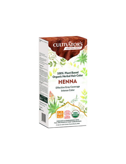 Tinte orgánico Henna 100 gr. CULTIVATORS