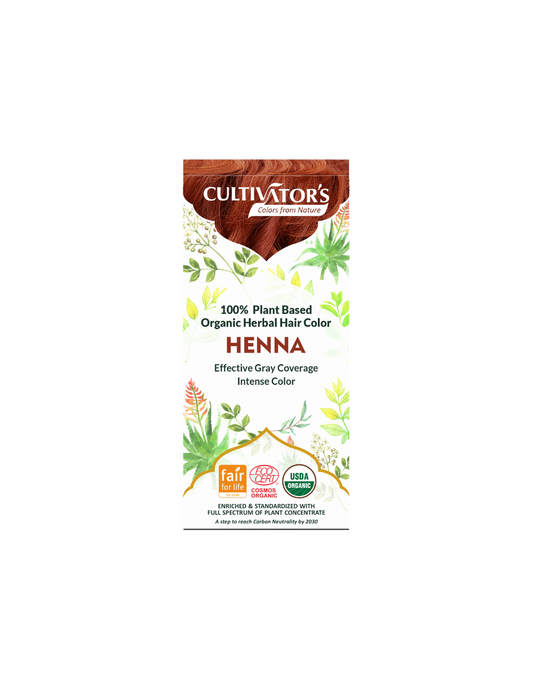 Tinte orgánico Henna 100 gr. CULTIVATORS