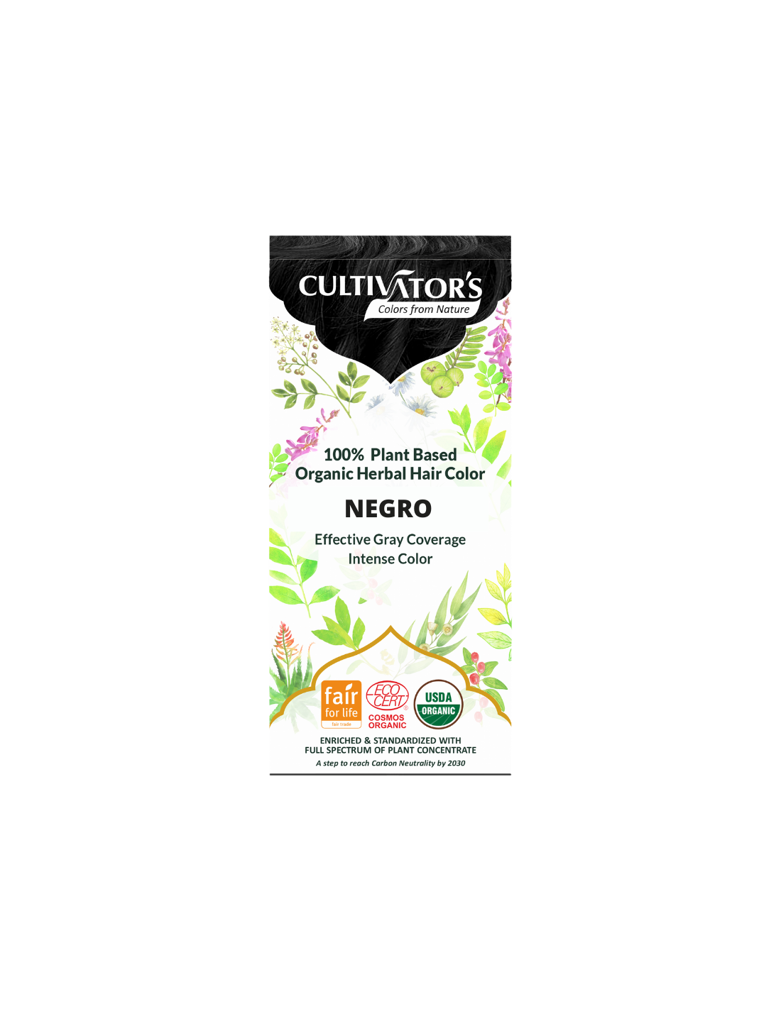 Tinte orgánico Negro 100 gr. CULTIVATORS