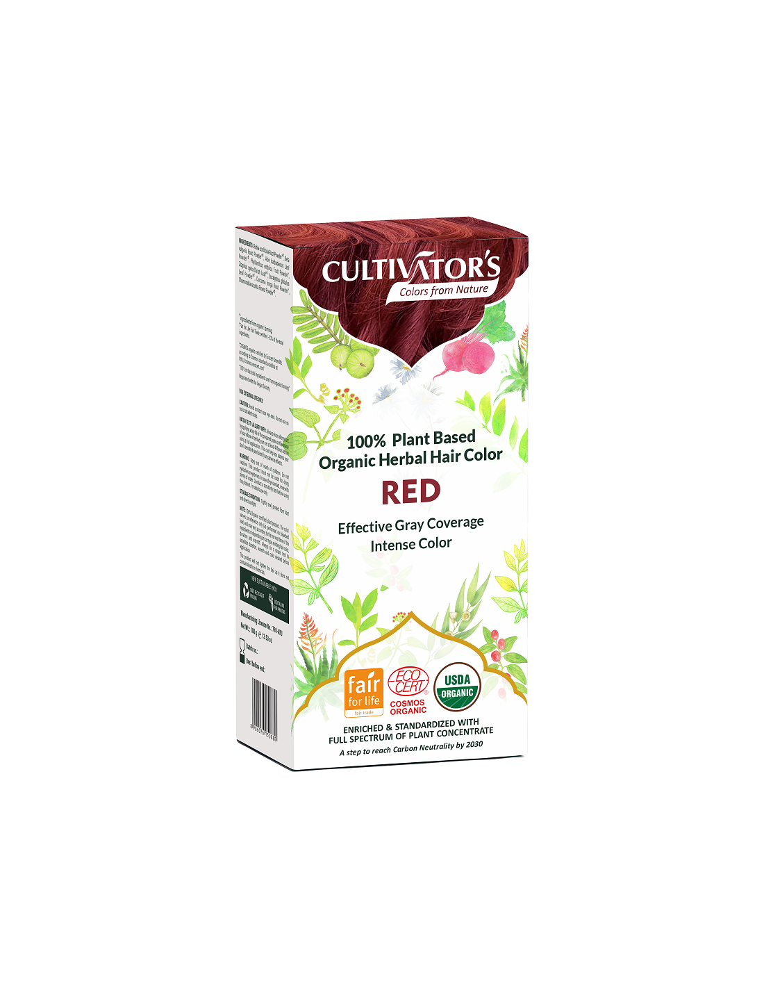 Tinte orgánico Pelirrojo 100 gr. CULTIVATORS