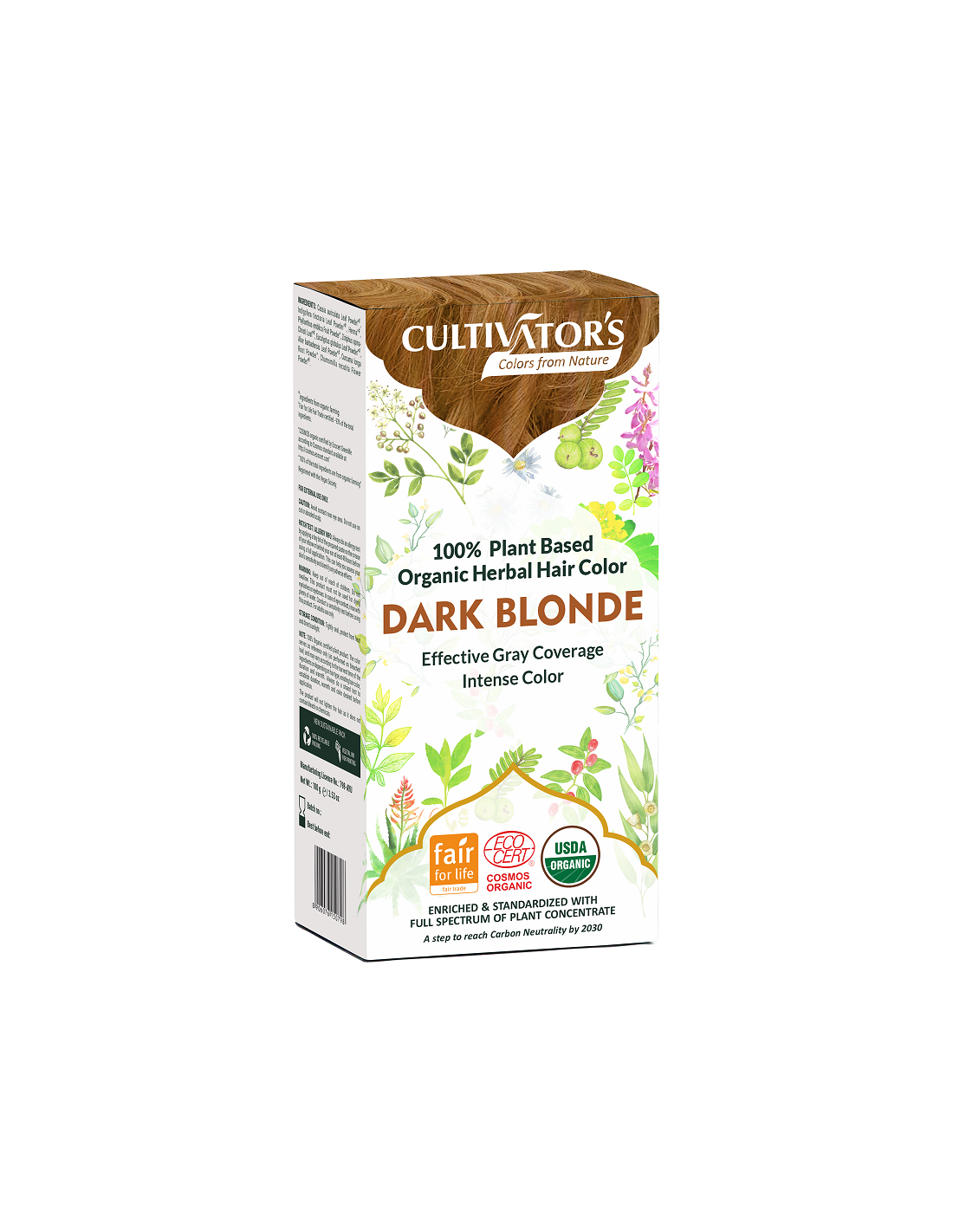 Tinte orgánico Rubio Oscuro 100 gr. CULTIVATORS