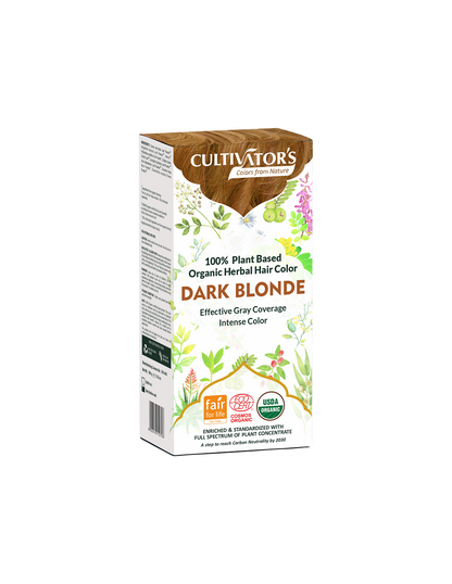 Tinte orgánico Rubio Oscuro 100 gr. CULTIVATORS