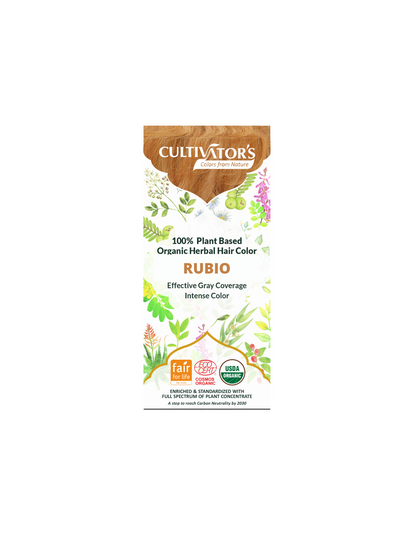 Tinte orgánico Rubio 100 gr. CULTIVATORS