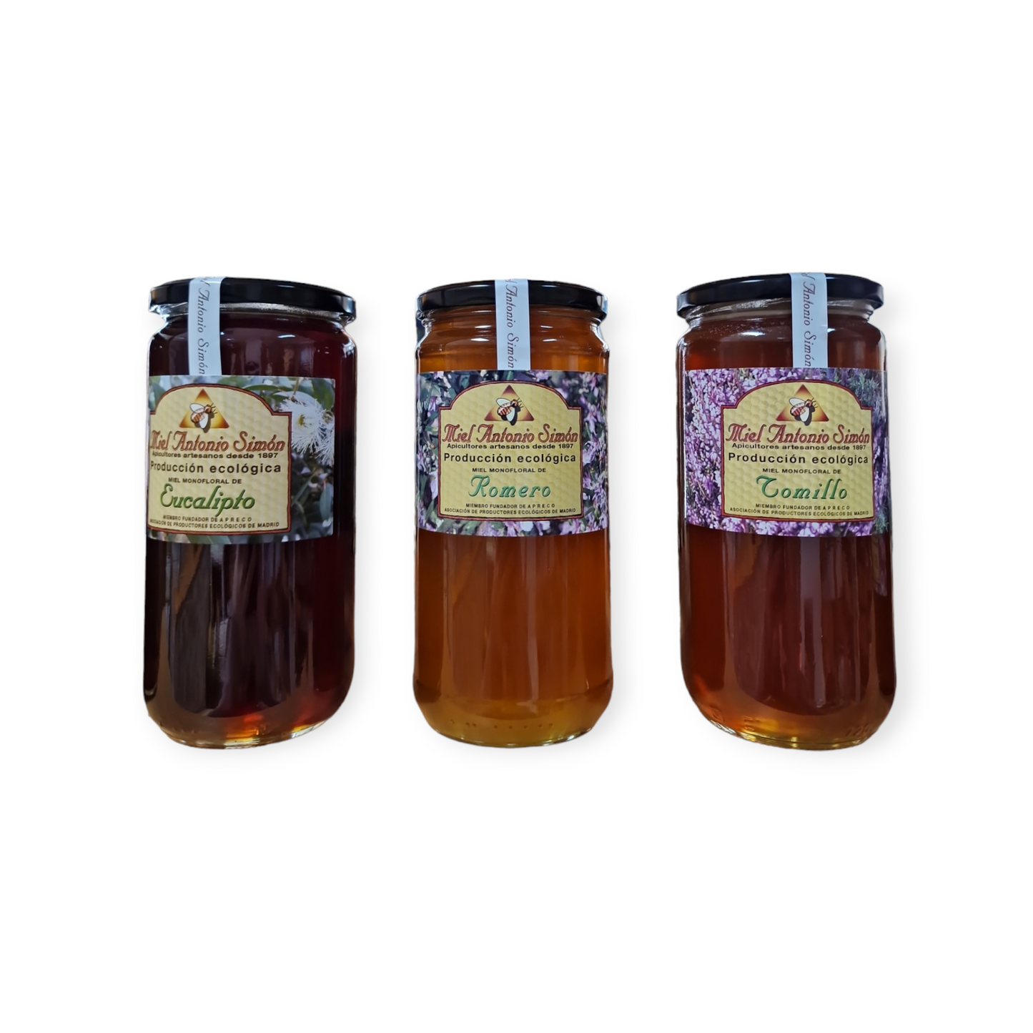 Miel ecológica de roble - 970 g.